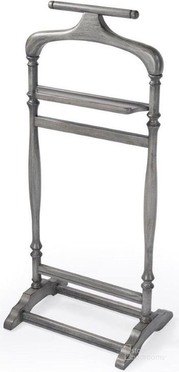 The appearance of Butler Judson Grey Valet Stand designed by Butler Specialty Company in the traditional interior design. This grey piece of furniture  was selected by 1StopBedrooms from Judson Collection to add a touch of cosiness and style into your home. Sku: 1926418. Product Type: Decor. Material: Rubberwood. Image1