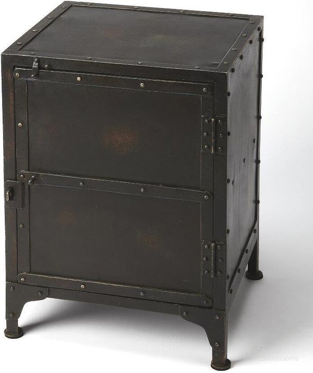 The appearance of Butler Owen Industrial Side Chest designed by Butler Specialty Company in the modern / contemporary interior design. This black piece of furniture  was selected by 1StopBedrooms from Industrial Chic Collection to add a touch of cosiness and style into your home. Sku: 3642330. Product Type: Chest. Material: Iron. Image1