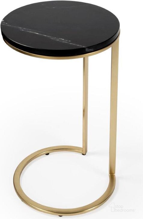 The appearance of Butler Shounderia Black Marble Accent Table designed by Butler Specialty Company in the transitional interior design. This black piece of furniture  was selected by 1StopBedrooms from Shounderia Collection to add a touch of cosiness and style into your home. Sku: 5277402. Product Type: Accent Table. Material: Stainless Steel. Image1