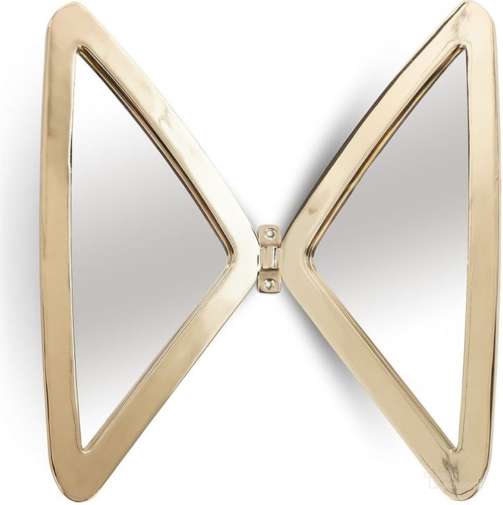 The appearance of Butterfly Mirror CH72534 designed by Phillips Collection in the modern / contemporary interior design. This gold piece of furniture  was selected by 1StopBedrooms from Butterfly Collection to add a touch of cosiness and style into your home. Sku: CH72534. Material: Metal. Product Type: Wall Decor. Image1