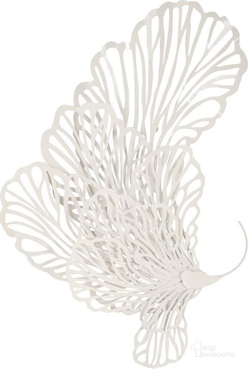 The appearance of Butterfly Wall Art TH83074 designed by Phillips Collection in the modern / contemporary interior design. This white piece of furniture  was selected by 1StopBedrooms from Butterfly Collection to add a touch of cosiness and style into your home. Sku: TH83074. Material: Metal. Product Type: Wall Decor. Image1