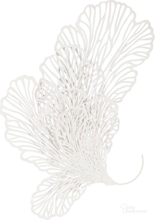 The appearance of Butterfly Wall Art TH83076 designed by Phillips Collection in the modern / contemporary interior design. This white piece of furniture  was selected by 1StopBedrooms from Butterfly Collection to add a touch of cosiness and style into your home. Sku: TH83076. Material: Metal. Product Type: Wall Decor. Image1