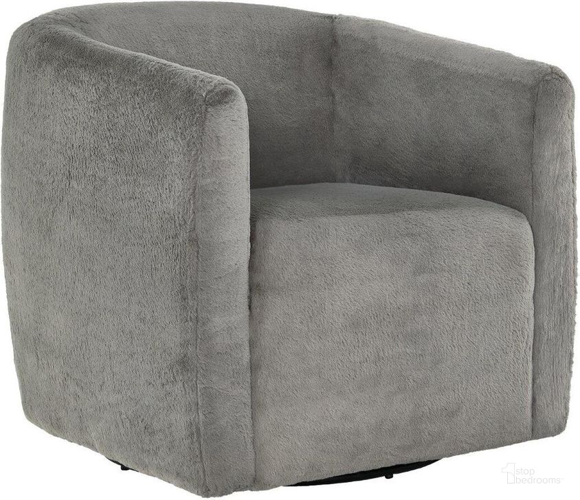 The appearance of Byrnes Place Charcoal Accent Chair designed by Off 5th Home in the transitional interior design. This charcoal piece of furniture  was selected by 1StopBedrooms from Byrnes Place Collection to add a touch of cosiness and style into your home. Sku: A3000330. Product Type: Accent Chair. Image1