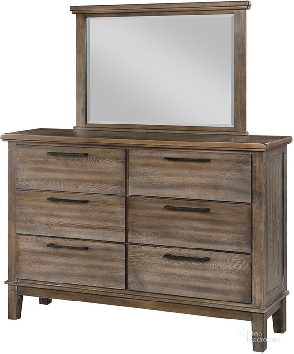 The appearance of Cagney Vintage Gray Dresser designed by New Classic in the transitional interior design. This gray piece of furniture  was selected by 1StopBedrooms from Cagney Collection to add a touch of cosiness and style into your home. Sku: B594G-050. Product Type: Dresser. Image1