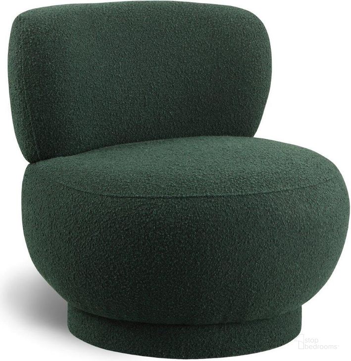The appearance of Calais Green Accent Chair 558Green designed by Meridian in the modern / contemporary interior design. This green piece of furniture  was selected by 1StopBedrooms from Calais Collection to add a touch of cosiness and style into your home. Sku: 558Green. Material: Wood. Product Type: Accent Chair. Image1