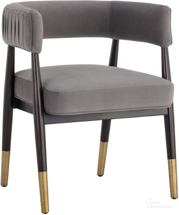 The appearance of Callem Antonio Charcoal Arm Chair designed by Sunpan in the transitional interior design. This gray piece of furniture  was selected by 1StopBedrooms from Callem Collection to add a touch of cosiness and style into your home. Sku: 105737. Material: Fabric. Product Type: Accent Chair. Image1
