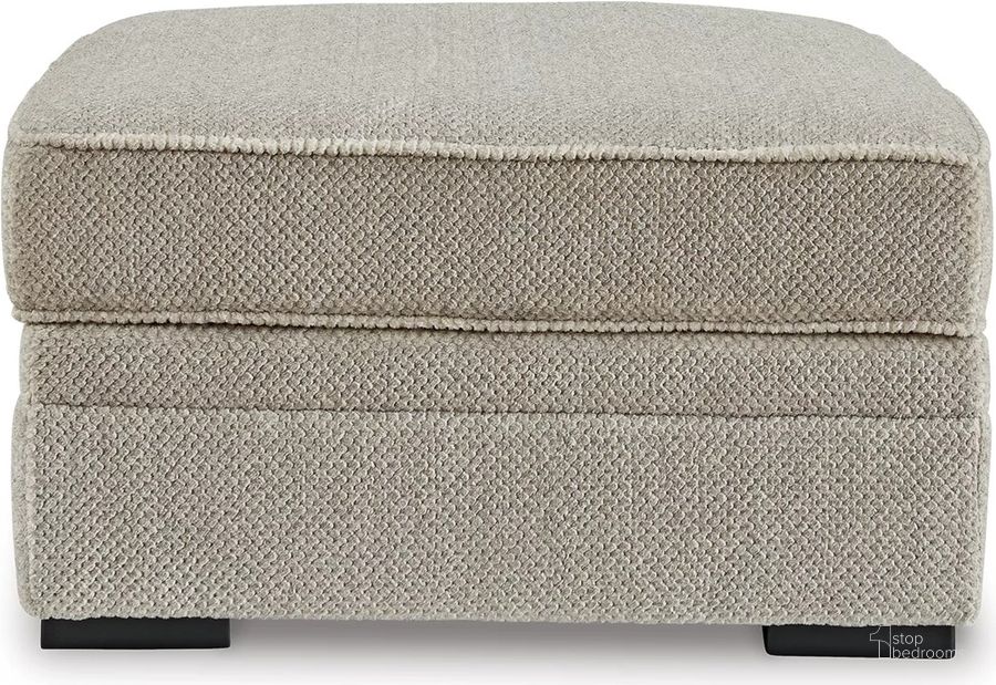 The appearance of Calnita Ottoman With Storage In Sisal designed by Signature Design by Ashley in the modern / contemporary interior design. This sisal piece of furniture  was selected by 1StopBedrooms from Calnita Collection to add a touch of cosiness and style into your home. Sku: 2050211. Material: Fabric. Product Type: Ottoman. Image1