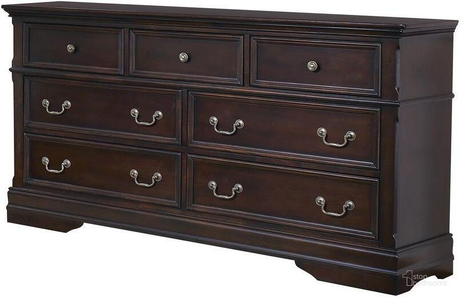 The appearance of Cambridge Dresser designed by Coaster in the traditional interior design. This brown piece of furniture  was selected by 1StopBedrooms from Cambridge Collection to add a touch of cosiness and style into your home. Sku: 203193. Material: Wood. Product Type: Dresser. Image1