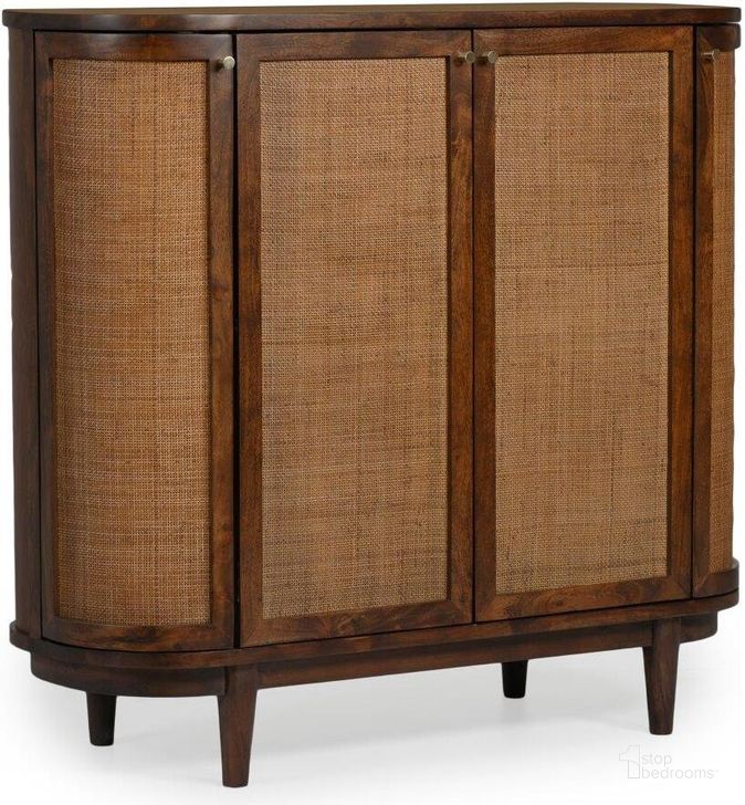 The appearance of Canggu Brown Storage Cabinet designed by Union Home Furniture in the transitional interior design. This brown piece of furniture  was selected by 1StopBedrooms from Canggu Collection to add a touch of cosiness and style into your home. Sku: LVR00093. Product Type: Storage Cabinet. Image1