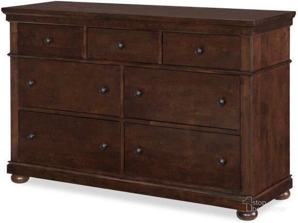 The appearance of Canterbury Warm Cherry Dresser designed by Legacy Classic Kids in the transitional interior design. This brown piece of furniture  was selected by 1StopBedrooms from Canterbury Collection to add a touch of cosiness and style into your home. Sku: 9814-1100. Material: Wood. Product Type: Dresser. Image1