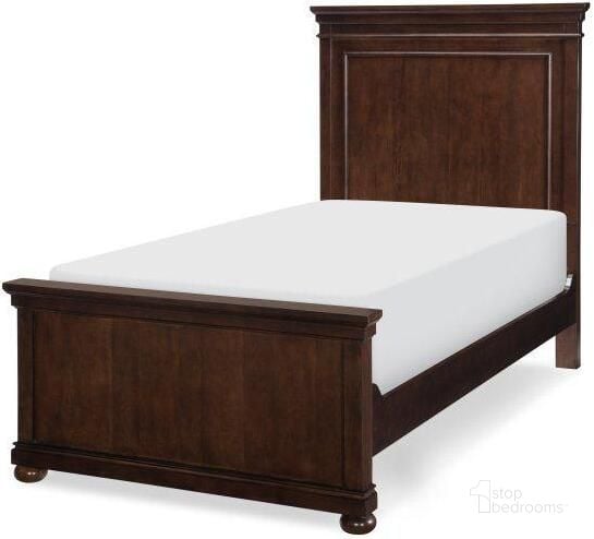 The appearance of Canterbury Warm Cherry Twin Panel Bed designed by Legacy Classic Kids in the transitional interior design. This brown piece of furniture  was selected by 1StopBedrooms from Canterbury Collection to add a touch of cosiness and style into your home. Sku: 9814-4103;9814-4113;9814-4910. Bed Type: Panel Bed. Material: Wood. Product Type: Panel Bed. Bed Size: Twin. Image1