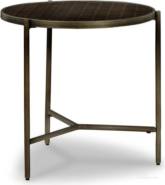 The appearance of Canuto Brown and Gray End Table 0qd24489303 designed by Boho House in the modern / contemporary interior design. This brown and gray piece of furniture  was selected by 1StopBedrooms from Canuto Collection to add a touch of cosiness and style into your home. Sku: T793-7. Material: Wood. Product Type: End Table. Image1