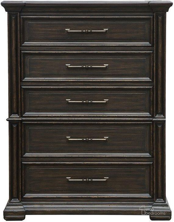 The appearance of Canyon Creek Chest In Brown designed by Pulaski in the transitional interior design. This brown piece of furniture  was selected by 1StopBedrooms from Canyon Collection to add a touch of cosiness and style into your home. Sku: S602-040. Product Type: Chest. Material: Poplar. Image1