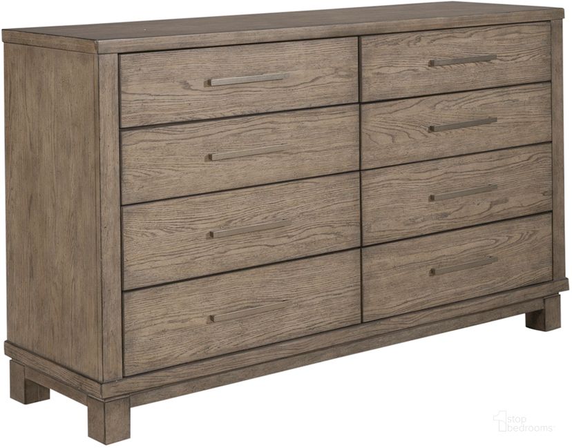 The appearance of Canyon Road 8 Drawer Dresser designed by Liberty in the modern / contemporary interior design. This beige piece of furniture  was selected by 1StopBedrooms from Canyon Road Collection to add a touch of cosiness and style into your home. Sku: 876-BR31. Product Type: Dresser. Material: Rubberwood. Image1