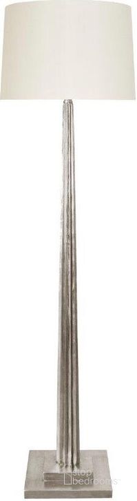 The appearance of Capone Silver Leaf Fluted Wood Floor Lamp designed by Worlds Away in the modern / contemporary interior design. This silver piece of furniture  was selected by 1StopBedrooms from Capone Collection to add a touch of cosiness and style into your home. Sku: CAPONE S. Material: Wood. Product Type: Floor Lamp.