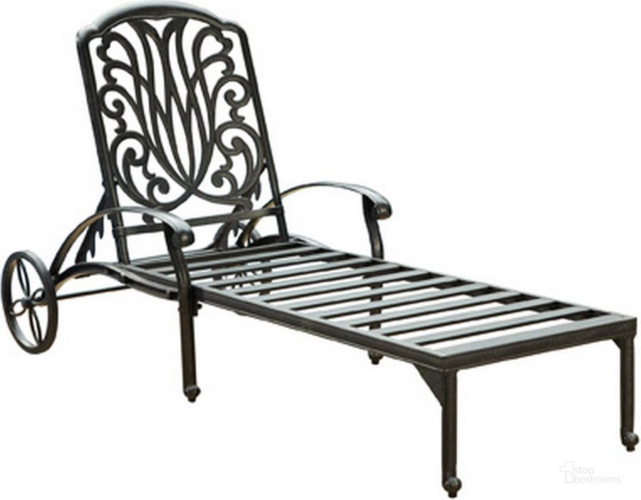 The appearance of Capri Charcoal Outdoor Chaise Lounge designed by Homestyles in the coastal interior design. This charcoal piece of furniture  was selected by 1StopBedrooms from Capri Collection to add a touch of cosiness and style into your home. Sku: 6658-83. Material: Aluminum. Product Type: Outdoor Chaise Lounge. Image1
