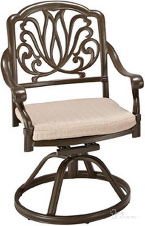 The appearance of Capri Taupe Outdoor Swivel Rocking Chair designed by Homestyles in the coastal interior design. This taupe piece of furniture  was selected by 1StopBedrooms from Capri Collection to add a touch of cosiness and style into your home. Sku: 6659-53. Material: Aluminum. Product Type: Outdoor Chair.