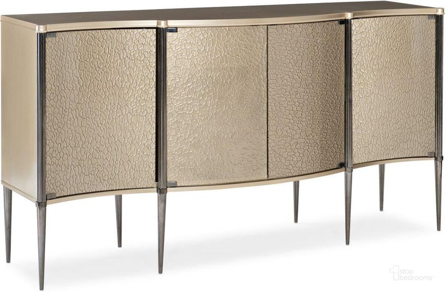 The appearance of Caracole Classic A New Day Sideboard designed by Caracole in the modern / contemporary interior design. This gold piece of furniture  was selected by 1StopBedrooms from Caracole Classic Collection to add a touch of cosiness and style into your home. Sku: CLA-419-211. Material: Wood. Product Type: Buffets, Sideboards and Server. Image1