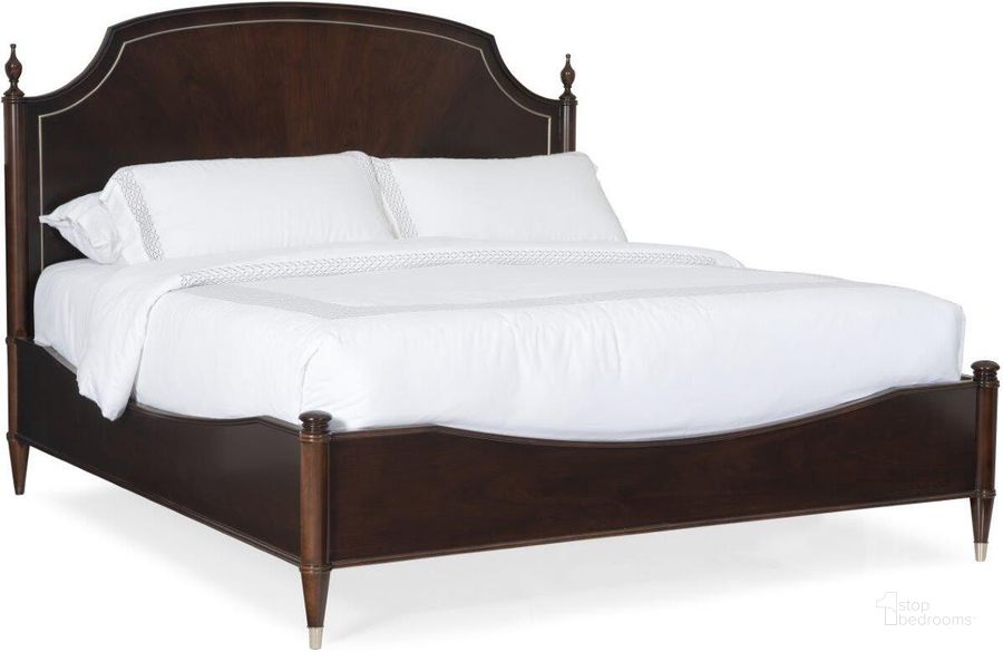 The appearance of Caracole Classic Suite Dreams Bed Queen designed by Caracole in the transitional interior design. This brown piece of furniture  was selected by 1StopBedrooms from Caracole Classic Collection to add a touch of cosiness and style into your home. Sku: CLA-420-102H;CLA-420-102F;CLA-420-102R. Bed Type: Poster Bed. Material: Wood. Product Type: Poster Bed. Bed Size: Queen. Image1