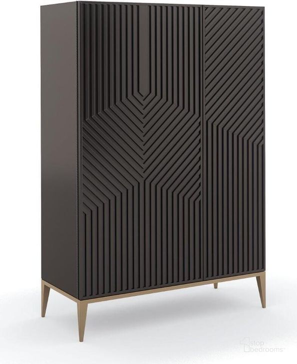 The appearance of Caracole Classic Out Of Line Chest designed by Caracole in the modern / contemporary interior design. This dark chocolate piece of furniture  was selected by 1StopBedrooms from Caracole Classic Collection to add a touch of cosiness and style into your home. Sku: CLA-020-054. Material: Metal. Product Type: Chest. Image1
