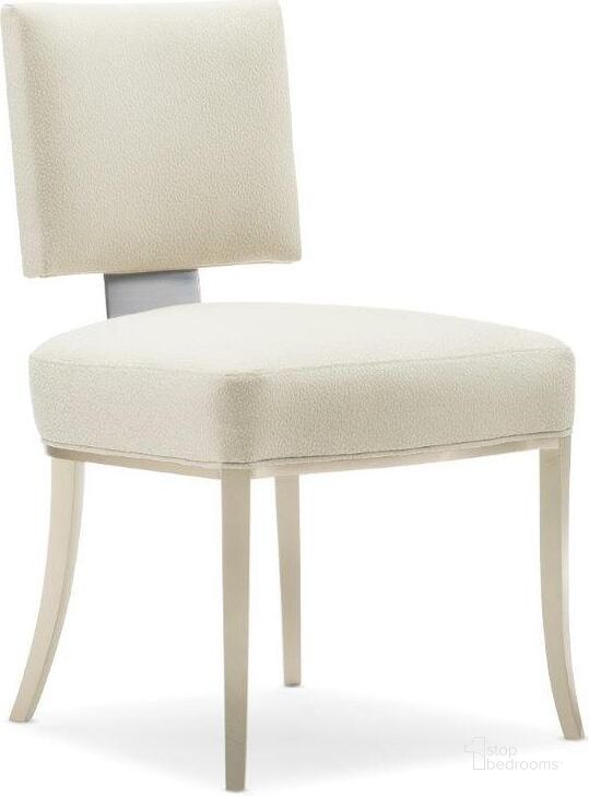 The appearance of Caracole Classic Reserved Seating Side Chair - Set Of 2 designed by Caracole in the transitional interior design. This cream piece of furniture  was selected by 1StopBedrooms from Caracole Classic Collection to add a touch of cosiness and style into your home. Sku: CLA-420-284. Material: Wood. Product Type: Side Chair. Image1
