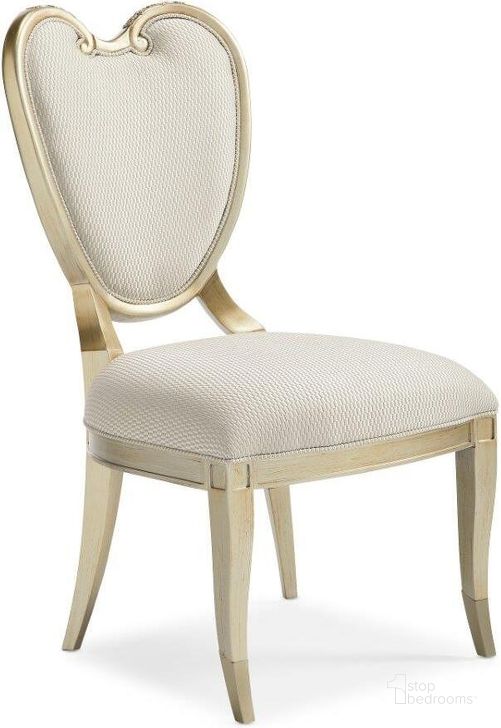 The appearance of Caracole Compositions Fontainebleau Center Side Chair - Set Of 2 designed by Caracole in the modern / contemporary interior design. This beige piece of furniture  was selected by 1StopBedrooms from Fontainebleau Collection to add a touch of cosiness and style into your home. Sku: C062-419-281. Material: Wood. Product Type: Side Chair. Image1