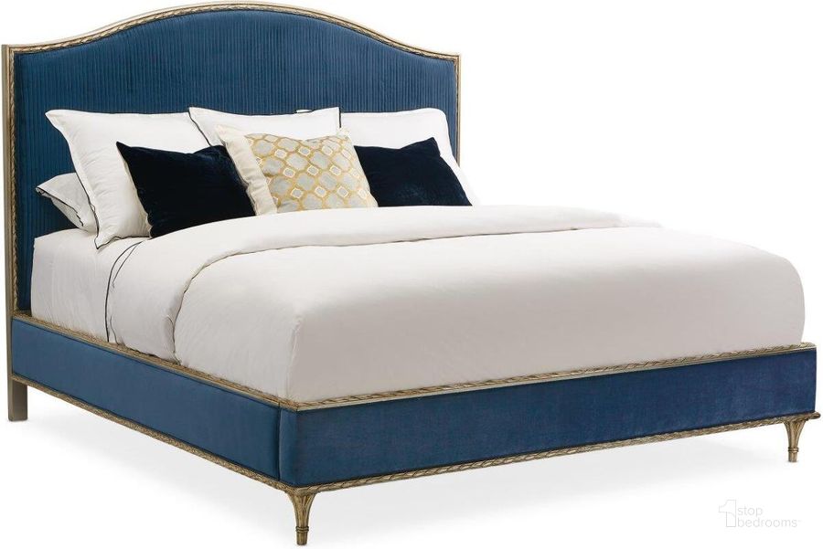 The appearance of Caracole Compositions Fontainebleau Platform Bed King designed by Caracole in the modern / contemporary interior design. This  piece of furniture  was selected by 1StopBedrooms from Fontainebleau Collection to add a touch of cosiness and style into your home. Sku: C063-419-122. Bed Type: Platform Bed. Product Type: Platform Bed. Bed Size: King. Material: Aluminium. Image1