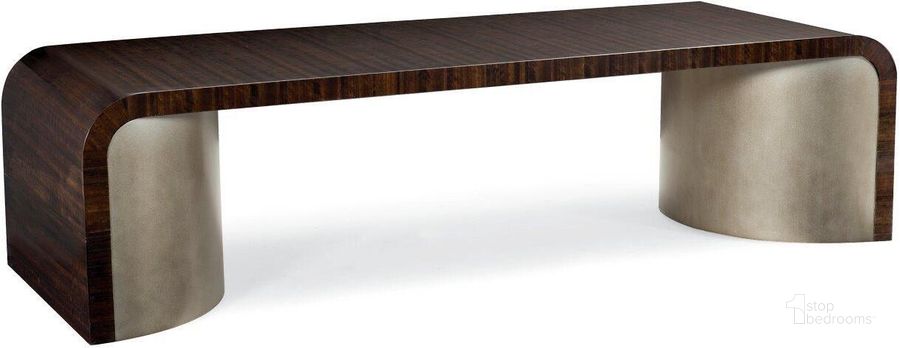 The appearance of Caracole Modern Streamline Cocktail Table designed by Caracole in the modern / contemporary interior design. This brown piece of furniture  was selected by 1StopBedrooms from Modern Streamline Collection to add a touch of cosiness and style into your home. Sku: M021-417-402. Material: Wood. Product Type: Cocktail Table. Image1