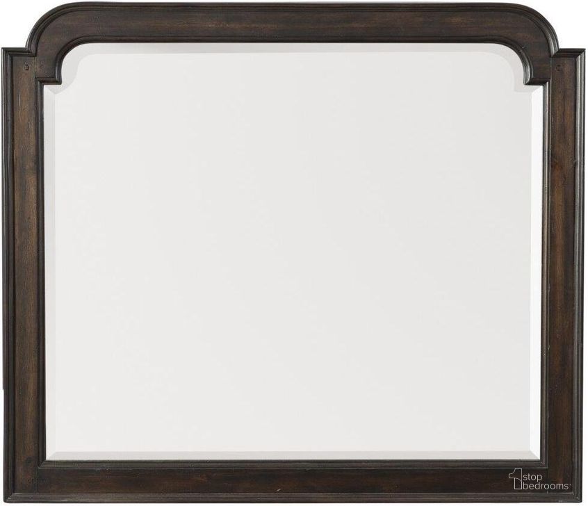 The appearance of Cardano Driftwood Brown Mirror designed by Homelegance in the transitional interior design. This brown piece of furniture  was selected by 1StopBedrooms from Cardano Collection to add a touch of cosiness and style into your home. Sku: 1689P-6N. Material: Wood. Product Type: Dresser Mirror. Image1