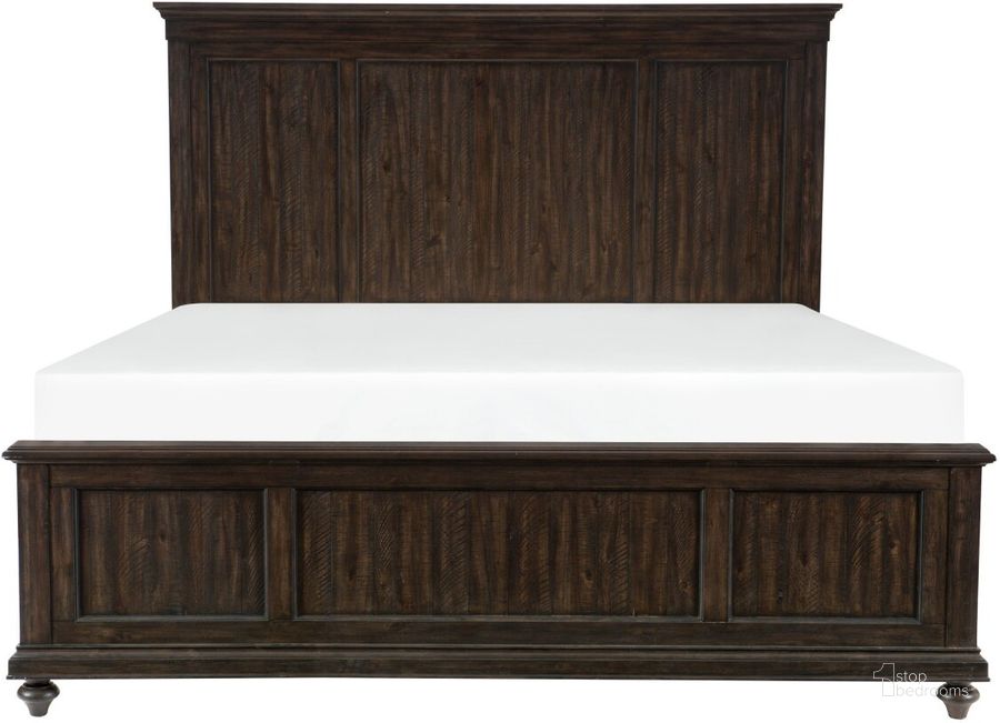 The appearance of Cardano Driftwood Charcoal King Panel Bed designed by Homelegance in the traditional interior design. This brown piece of furniture  was selected by 1StopBedrooms from Cardano Collection to add a touch of cosiness and style into your home. Sku: 1689K-1;1689K-2;1689-3. Bed Type: Panel Bed. Product Type: Panel Bed. Bed Size: King. Image1