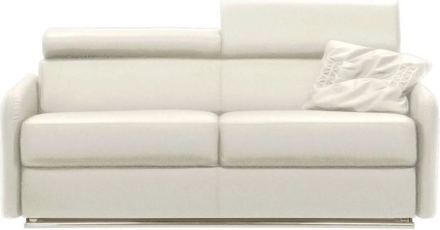 The appearance of Carina White Chic Leather Full Sofa Sleeper designed by Bellini Modern Living in the modern / contemporary interior design. This white piece of furniture  was selected by 1StopBedrooms from Carina Collection to add a touch of cosiness and style into your home. Sku: Carina WHT. Product Type: Sofa Sleeper. Image1