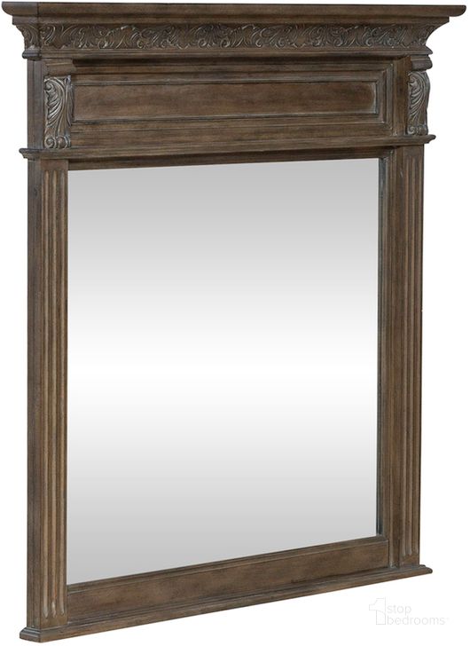 The appearance of Carlisle Court Landscape Mirror In Medium Brown designed by Liberty in the traditional interior design. This medium brown piece of furniture  was selected by 1StopBedrooms from Carlisle Court Collection to add a touch of cosiness and style into your home. Sku: 502-BR51. Product Type: Mirror. Material: Rubberwood. Image1