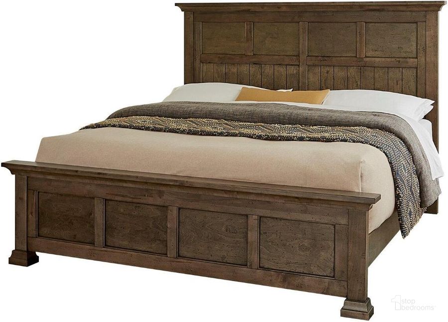 The appearance of Carlisle Queen Window Pane Bed In Dark Sable designed by Artisan & Post in the transitional interior design. This sable piece of furniture  was selected by 1StopBedrooms from Carlisle Collection to add a touch of cosiness and style into your home. Sku: 156-558;156-855;156-922. Bed Type: Panel Bed. Material: Wood. Product Type: Panel Bed. Bed Size: Queen. Image1