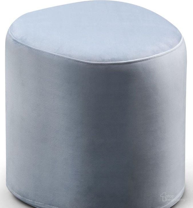 The appearance of Carmen Light Grey Small Stool designed by Bellini Modern Living in the modern / contemporary interior design. This gray piece of furniture  was selected by 1StopBedrooms from Carmen Collection to add a touch of cosiness and style into your home. Sku: Carmen S LGY. Product Type: Ottoman. Image1