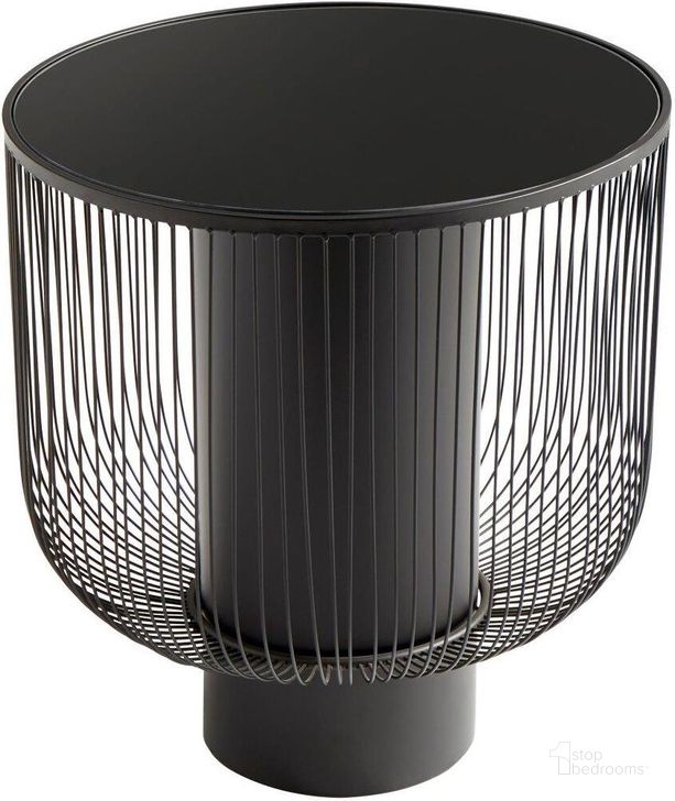 The appearance of Carousel Graphite Small Table designed by Cyan Design in the modern / contemporary interior design. This black piece of furniture  was selected by 1StopBedrooms from Carousel Collection to add a touch of cosiness and style into your home. Sku: 10236. Product Type: End Table. Material: Iron.