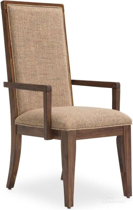 The appearance of Carrollton Rustic Ranch Dining Chair KI-CRLN004-407 designed by AICO in the transitional interior design. This beige piece of furniture  was selected by 1StopBedrooms from Carrollton Collection to add a touch of cosiness and style into your home. Sku: KI-CRLN004-407. Material: Wood. Product Type: Arm Chair.