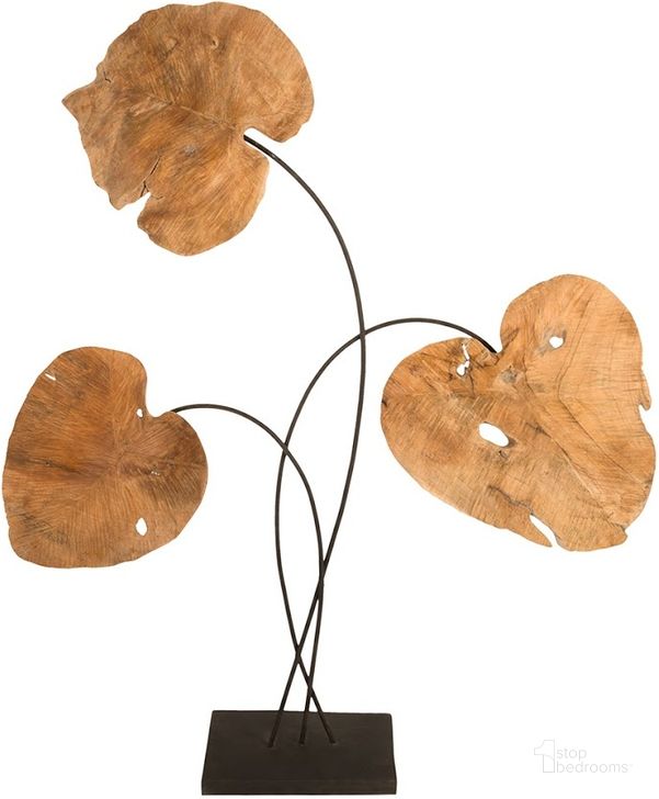 The appearance of Carved Leaf Sculpture ID75189 designed by Phillips Collection in the modern / contemporary interior design. This brown piece of furniture  was selected by 1StopBedrooms from Carved Collection to add a touch of cosiness and style into your home. Sku: ID75189. Material: Wood. Product Type: Sculpture. Image1