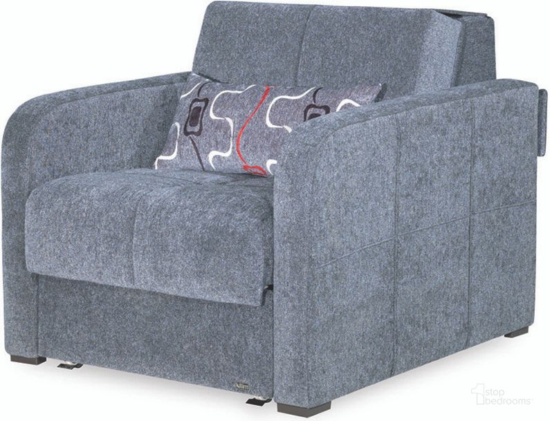 The appearance of Casamode Ferra Fashion Gray Chair Sleeper designed by Casamode in the modern / contemporary interior design. This gray piece of furniture  was selected by 1StopBedrooms from Ferra Fashion Collection to add a touch of cosiness and style into your home. Sku: FER-C-GY. Product Type: Living Room Chair. Material: Chenille.