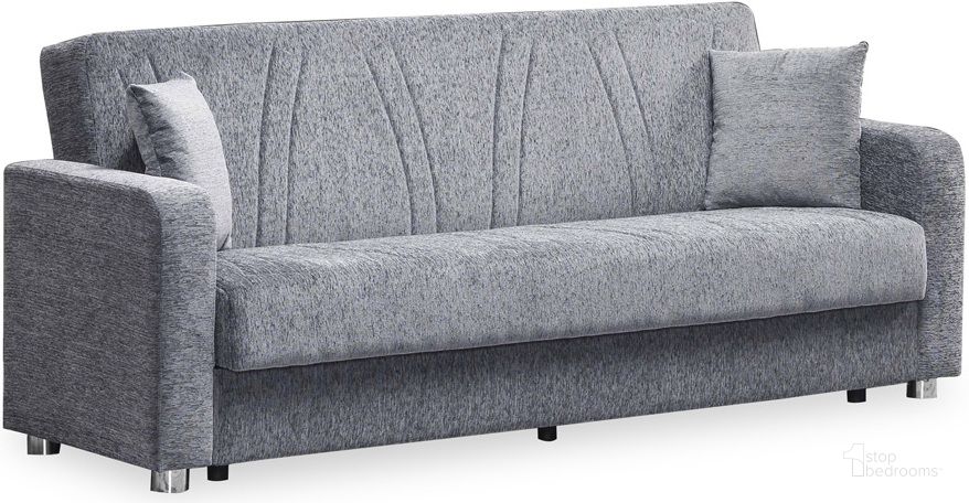 The appearance of Casamode Joker Elegance Gray Sofabed designed by Casamode in the modern / contemporary interior design. This gray piece of furniture  was selected by 1StopBedrooms from Elegance Joker Collection to add a touch of cosiness and style into your home. Sku: JOK-SB-GY. Product Type: Sofa Bed. Material: Chenille.