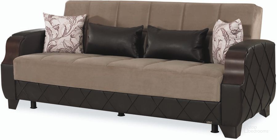 The appearance of Casamode Molina Lyon Dark Brown Sofabed designed by Casamode in the modern / contemporary interior design. This dark brown piece of furniture  was selected by 1StopBedrooms from Molina Collection to add a touch of cosiness and style into your home. Sku: MOL-SB-BN. Material: Microfiber. Product Type: Sofa Bed.