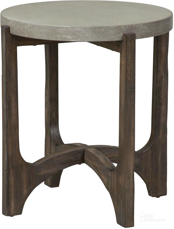 The appearance of Cascade Brown End Table designed by Liberty in the modern / contemporary interior design. This brown piece of furniture  was selected by 1StopBedrooms from Cascade Collection to add a touch of cosiness and style into your home. Sku: 292-OT1020. Product Type: End Table. Material: Birch. Image1