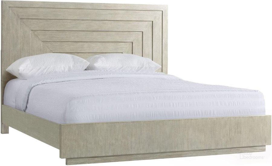 The appearance of Cascade Dovetail King Platform Bed designed by Riverside Furniture in the modern / contemporary interior design. This beige piece of furniture  was selected by 1StopBedrooms from Cascade Collection to add a touch of cosiness and style into your home. Sku: 73480;73481;73472. Bed Type: Platform Bed. Product Type: Platform Bed. Bed Size: King. Image1