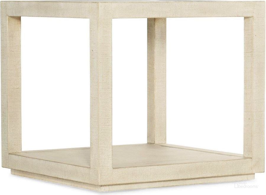 The appearance of Cascade End Table 6120-80117-05 designed by Hooker in the transitional interior design. This white piece of furniture  was selected by 1StopBedrooms from Cascade Collection to add a touch of cosiness and style into your home. Sku: 6120-80117-05. Material: Metal. Product Type: End Table. Image1
