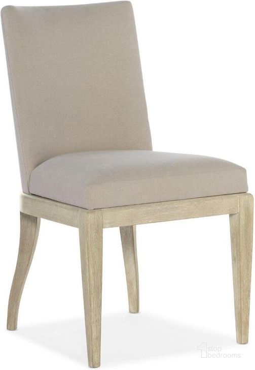 The appearance of Cascade Upholstered Side Chair set of 2 designed by Hooker in the transitional interior design. This light wood piece of furniture  was selected by 1StopBedrooms from Cascade Collection to add a touch of cosiness and style into your home. Sku: 6120-75410-80. Material: Fabric. Product Type: Side Chair. Image1
