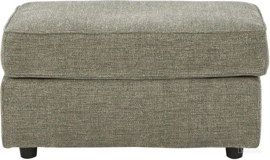 The appearance of Cascilla Ottoman In Pewter designed by Signature Design by Ashley in the modern / contemporary interior design. This pewter piece of furniture  was selected by 1StopBedrooms from Cascilla Collection to add a touch of cosiness and style into your home. Sku: 2680514. Material: Fabric. Product Type: Ottoman. Image1