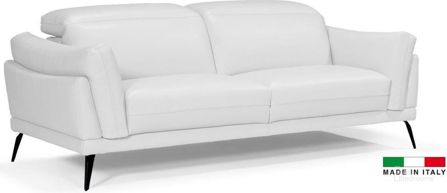 The appearance of Casino Loveseat In White designed by Bellini Modern Living in the modern / contemporary interior design. This white piece of furniture  was selected by 1StopBedrooms from Casino Collection to add a touch of cosiness and style into your home. Sku: Casino LS WHT. Product Type: Loveseat.