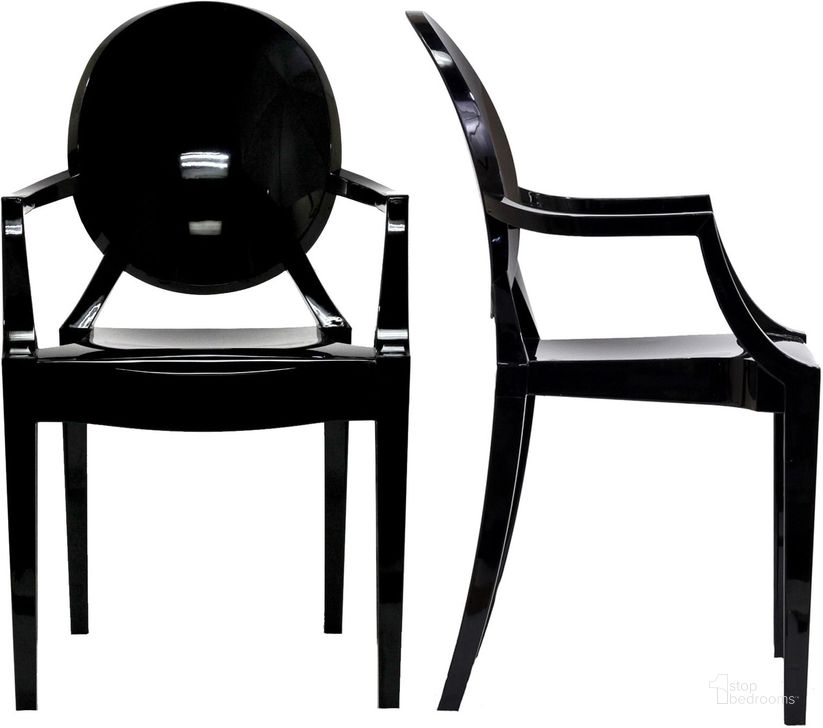 The appearance of Casper Black Dining Arm Chair designed by Modway in the modern / contemporary interior design. This black piece of furniture  was selected by 1StopBedrooms from Casper Collection to add a touch of cosiness and style into your home. Sku: EEI-905-BLK. Material: Wood. Product Type: Arm Chair. Image1