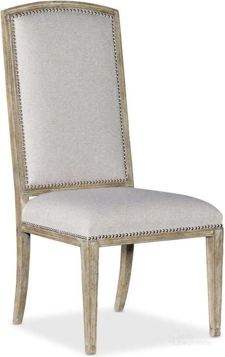 The appearance of Castella Upholstered Side Chair designed by Hooker in the traditional interior design. This medium wood piece of furniture  was selected by 1StopBedrooms from Castella Collection to add a touch of cosiness and style into your home. Sku: 5878-75410-80. Material: Fabric. Product Type: Side Chair. Image1