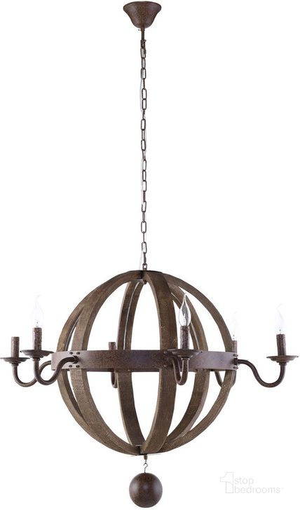 The appearance of Catapult Chandelier In Antique Brass designed by Modway in the modern / contemporary interior design. This antique brass piece of furniture  was selected by 1StopBedrooms from Catapult Collection to add a touch of cosiness and style into your home. Sku: EEI-1569. Material: Wood. Product Type: Chandelier. Image1