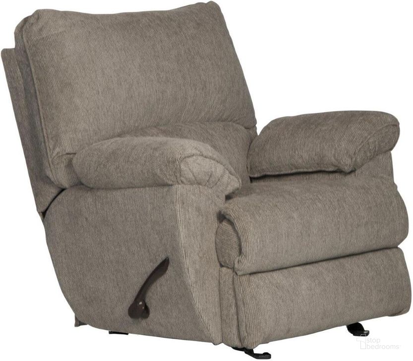 The appearance of Catnapper Elliott Glider Recliner designed by Catnapper in the traditional interior design. This pewter piece of furniture  was selected by 1StopBedrooms from Elliott Collection to add a touch of cosiness and style into your home. Sku: 22506215138. Material: Polyester. Product Type: Recliner. Image1
